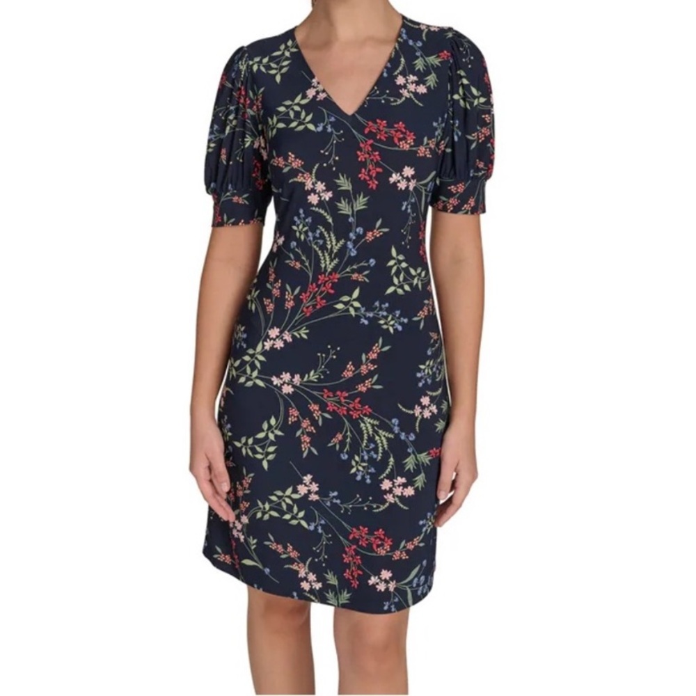 Tommy Hilfiger Floral Navy Dress